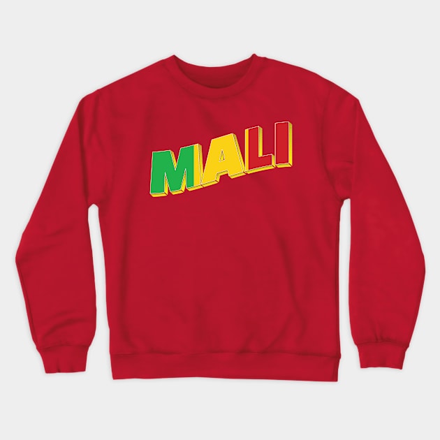 Mali Vintage style retro souvenir Crewneck Sweatshirt by DesignerPropo